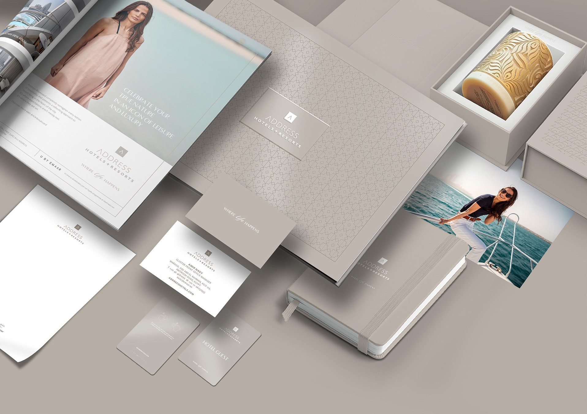 The Address stationery and print collateral system
