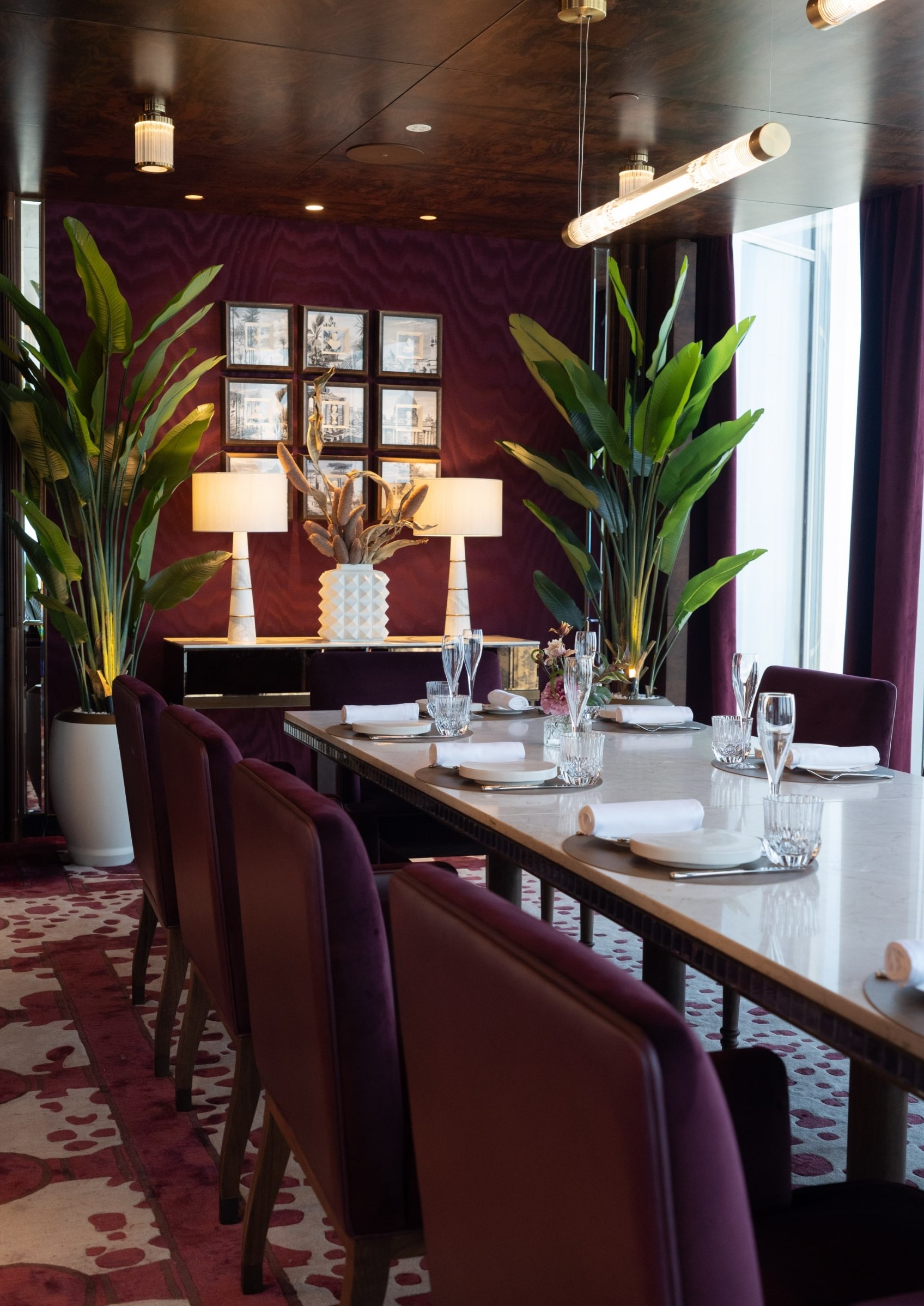 An At.mosphere private dining room