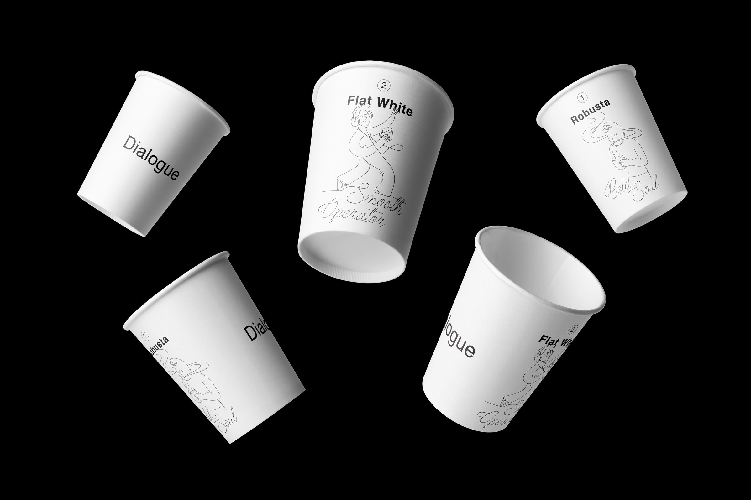 The Dialogue cup range — every cup given its own character