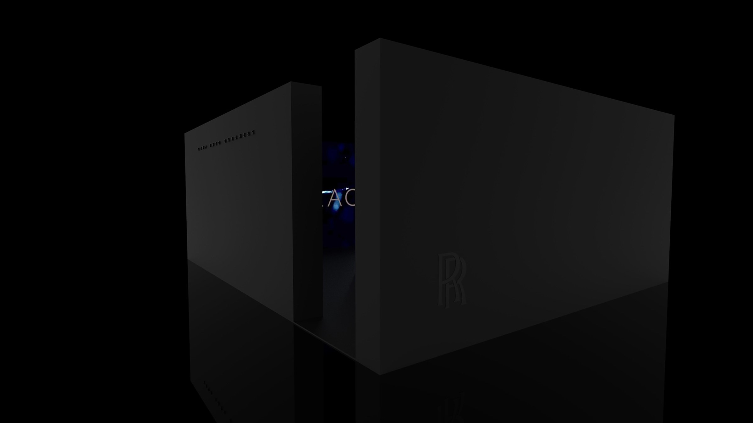 The Black Badge experience room, movable and self-contained