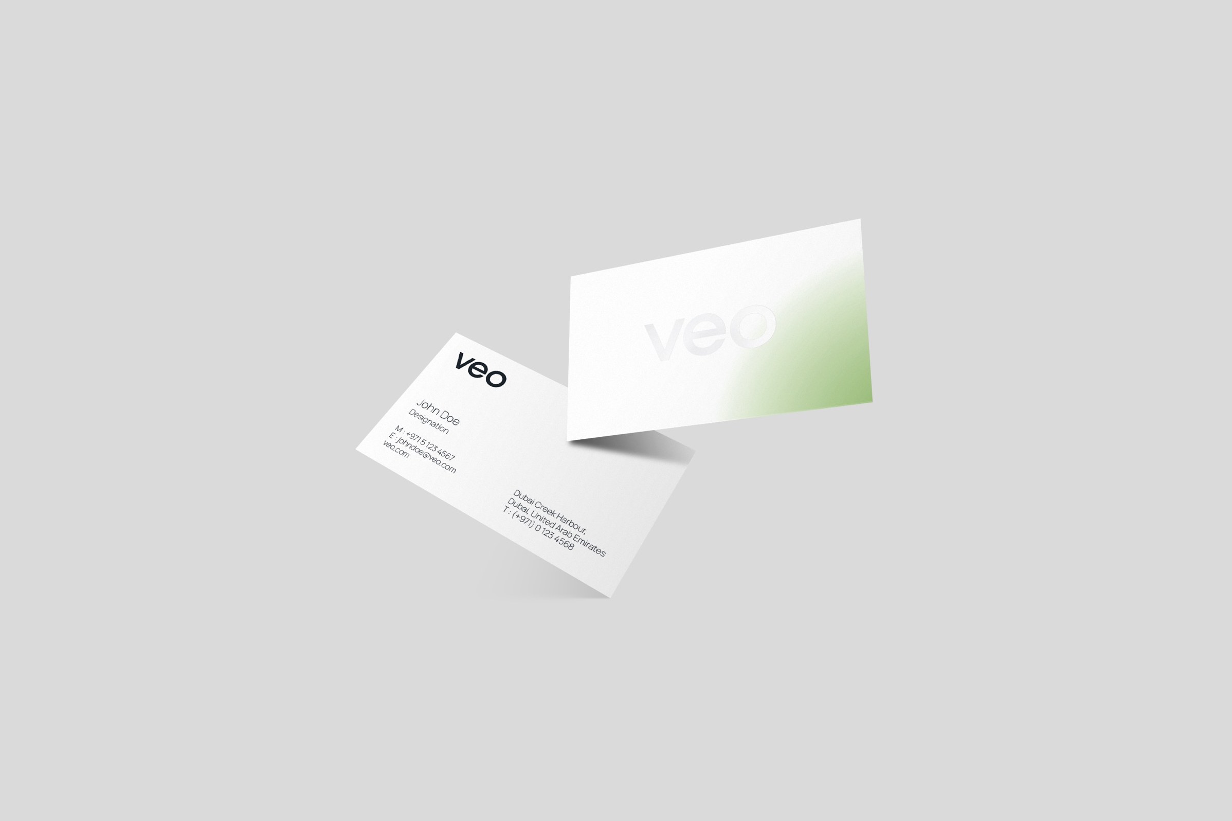 The Veo business cards