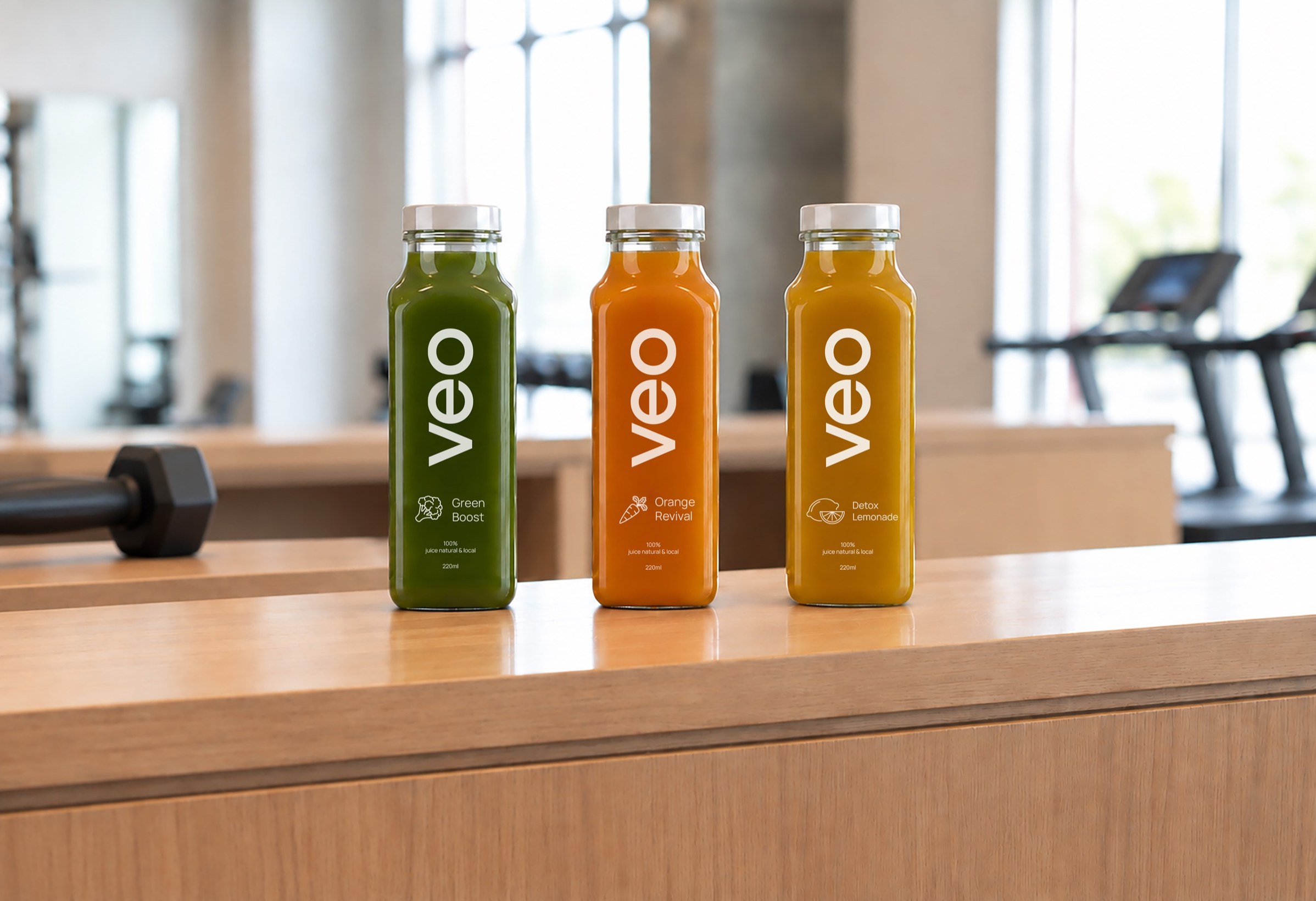 The Veo cold-press juice range